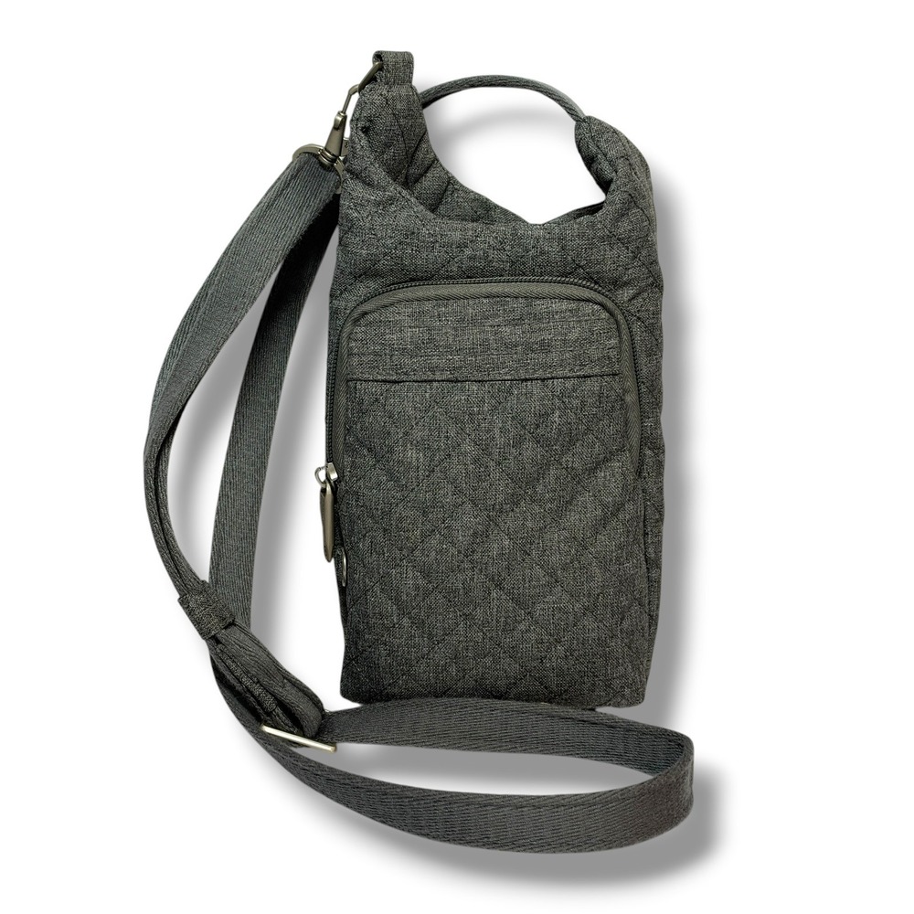 Travelon Anti-Theft Boho Water Bottle Gray Heather Insulated